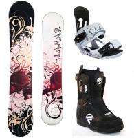 2012 Lamar ROSE Women Snowboard+Bindings+FLOW Lotus QuickFit Boots NEW 