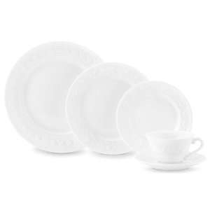  Bernardaud Louvre White Five Piece Place Setting Kitchen 