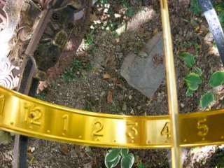 Hercules Sundial Large 27   Solid Brass and Iron NEW  