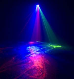 American DJ Atmospheric RG LED Red Green Laser Blue LED  