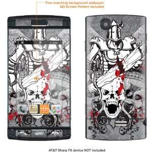   Skin Sticker for AT&T ATT Sharp FX case cover FX 191 Electronics