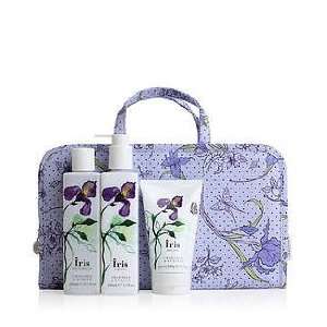  Crabtree Evelyn Iris Essentials Gift Set Body Cream, Bath 