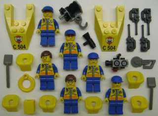 LEGO COAST GUARD MINIFIGS LOT city town ship boat fig  