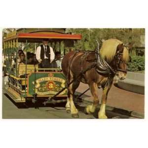 Walt Disney World Magic Kingdom Main Street USA Horse Drawn Streetcar 