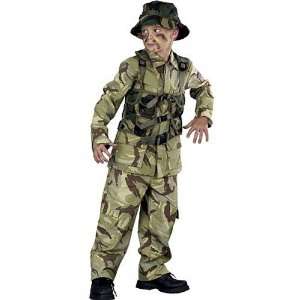 Kids Delta Force Realistic Army Gear Halloween Costume Size Large 12 