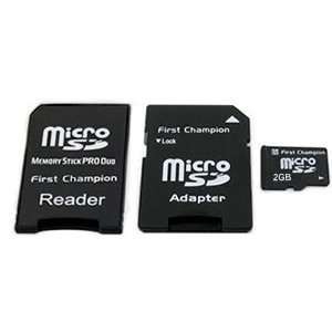   Memory Card with Sony Pro Duo Adapter and SD Adapter Electronics