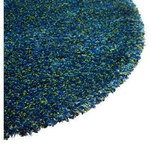 Ikea Round Rug Carpet Thick Low Pile 51 Blue New  