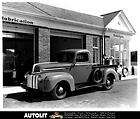 1942 Ford Pickup Truck Factory Photo Mobil Gas