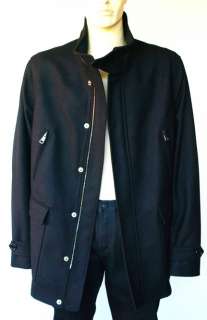 BURBERRY LONDON New Mens Black Jacket Coat size XXL Authentic  