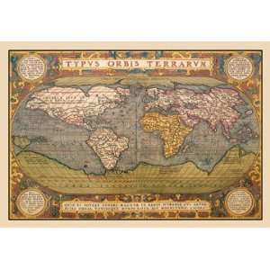  World Map 20x30 poster