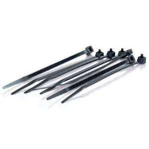  Cables To Go 100pk 6in Cable Ties Black make wiring and 