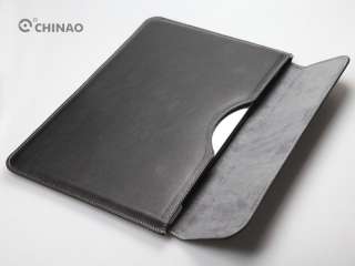 CHINAO Apple MacBook Air Black Leather Sleeve Case MBA 11 11.6  