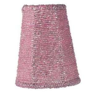 Jubilee Collection 6099 Glass Bead Sconce Shade in Iridescent Pink 