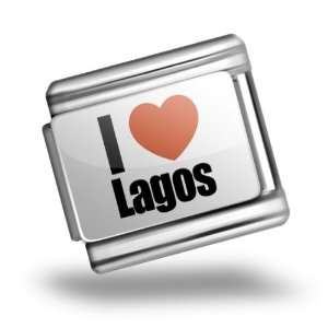  Italian Charms Original I Love Lagos region in Nigeria 