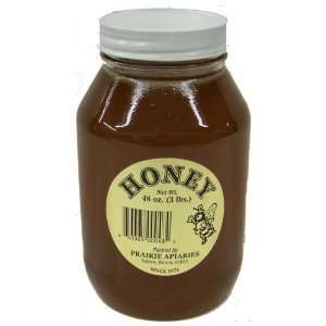 Amish Pure Honey   3 Lb Jar Grocery & Gourmet Food