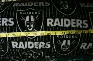 Oakland Raiders NFL Polar Fleece fabric material  
