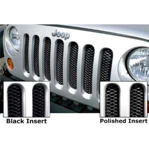  Rampage R86512 3D Grille BLACK High Gloss For 2007 10 Jeep 