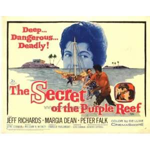  The Secret of the Purple Reef Movie Poster (11 x 14 Inches 