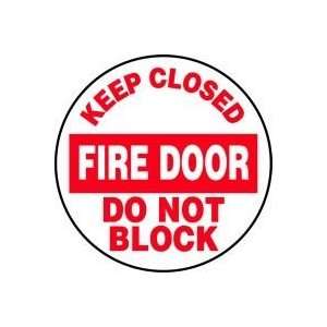  Slip Gard Floor Signs, 8, KEEP CLOSED FIRE DOOR DO NOT 