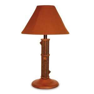  Shady Lady Outdoor Spruce Creek Table Lamp w/ Straw Linen 