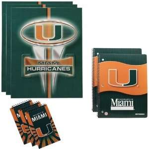  Miami Hurricanes School Combo Pack