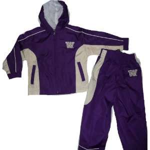 Washington Huskies Windsuit Jacket & Pants Set 2T Toddler  