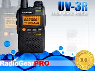 BaoFeng UV3R VHF UHF Dual Band Radio S meter 18 menu  
