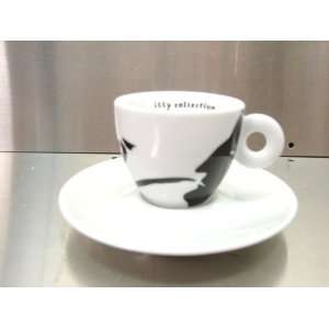  Illy 2000 Mimmo Paladino OCafe Espresso Cup & Saucer 