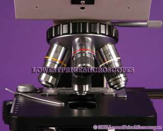   light microscope for use with viewing biological specimens on slides