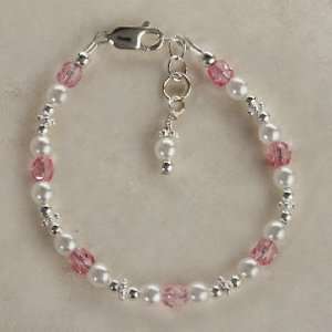   Bracelet Pink Girls Childrens Jewelry Size Small Baby Infant 0 12