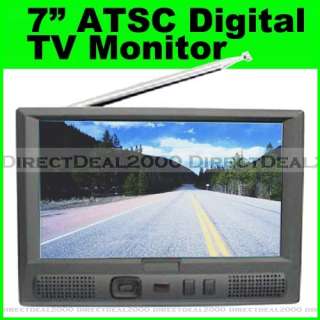 New 7 Portable TFT LCD ATSC Digital TV Monitor for USA  