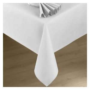 46 x 88 Softweave Linen Tablecloth   White   Fits 30 x 72 Table 
