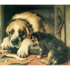 Looking For Crumbs FromThe Richmans Table by Sir Edwin Henry Landseer 