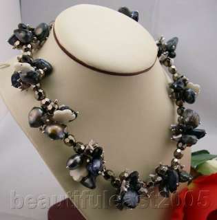 Charming mixed stones necklace jewelry,all handcrafted  