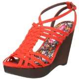 Pink Studio Womens Paloma Peep Toe Wedge   designer shoes, handbags 
