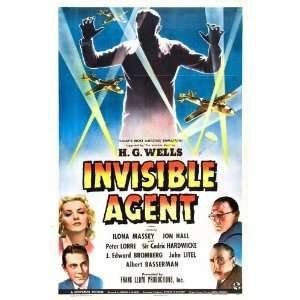  Invisible Agent Poster Movie UK 11 x 17 Inches   28cm x 