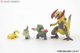 Bandai Pokemon Ononokusu Haxorus Evolution Set Model  