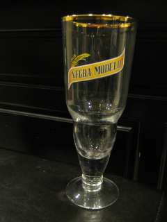 brand new negra modelo beer glass, pint (16 oz), set of four  