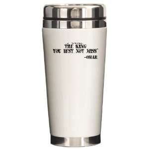 Omar the King The wire Ceramic Travel Mug by   