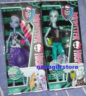 NIB Monster High Doll Skull Shores Gil Webber & Abbey Bominable VHTF 