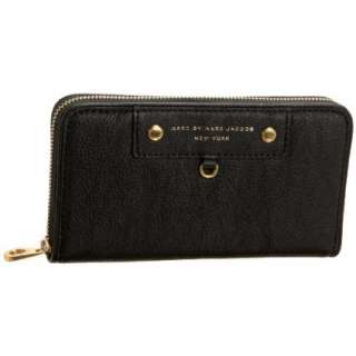Marc by Marc Jacobs Preppy Leather Large Zip Around Wallet   designer 
