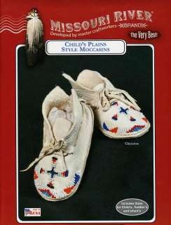   River Indian Moccasins   Infant, Toddler & Childs Size Sewing Pattern
