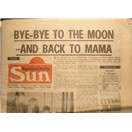   Sun   Historical Madrid Newspaper from Apollo Moon Landing  