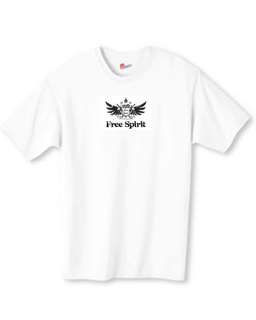 FREE SPIRIT eagle crest Mind/Body New Age T SHIRT NEW  