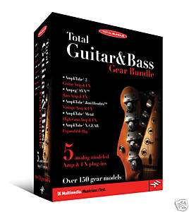 NEW IK MULTIMEDIA GUITAR AND & BASS GEAR BUNDLE  