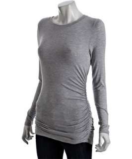   ruched long sleeve top  