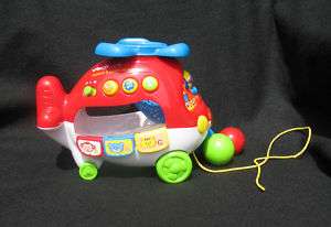 VTech Explore and Learn Musical Helicopter, Pull Toy  