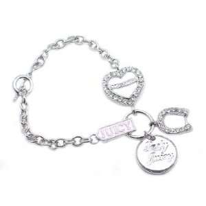  Juicy Inspired Lady Juicy Heart and Charms Couture Bracelet 
