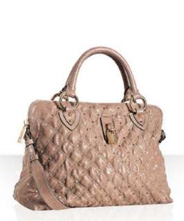 Marc Jacobs beige quilted leather Rio large satchel   up to 