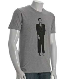 Yves Saint Laurent grey graphic cotton crewneck t shirt   up 